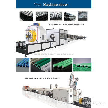 Ligne de production de machine d&#39;extrusion de tuyaux en PVC